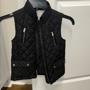 Copper Key Black Quilted Kids Vest